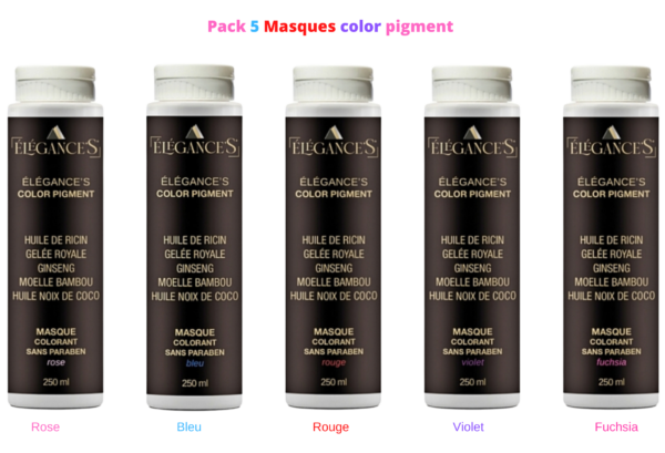 PACK 5 Color Pigment Intense  250ml