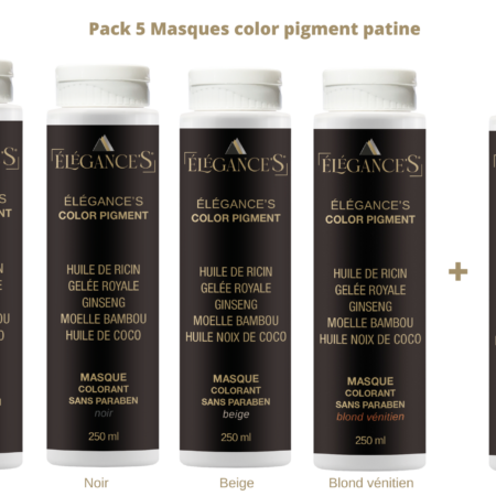 PACK 4+1 Neutre Offert Patines Color Pigment  250ml