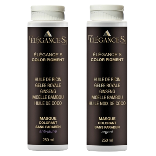 Pack Color Pigment Argent & Anti-Jaune 2X250ml